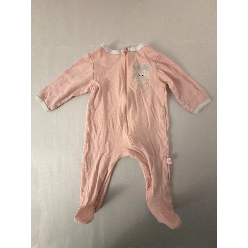 Outdoor Kids Romper Millie&Myles Sleeper‎ Baby Girl 6-9M Lot 1 Plaid 1 Jellyfish